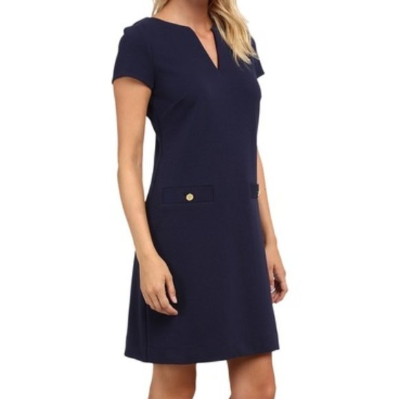 Lilly Pulitzer Dresses & Skirts - Lilly Pulitzer Navy Layton Shift Casual Dress